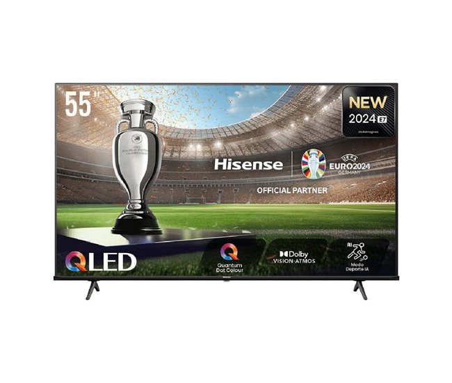 TV polegadas HISENSE E7NQ Smart TV Preto