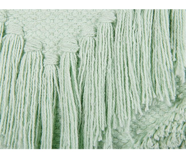 Beliani Almofada decorativa BACOPA Verde