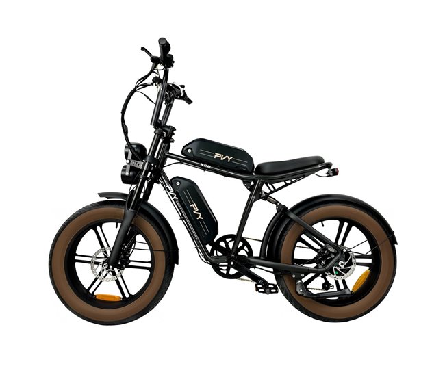 Bicicleta elétrica pvy x20 it - motor 250w bateria 48v15ah*2