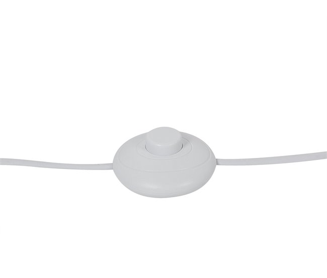 Beliani Candeeiro de pé KRIOS Branco/ Bege