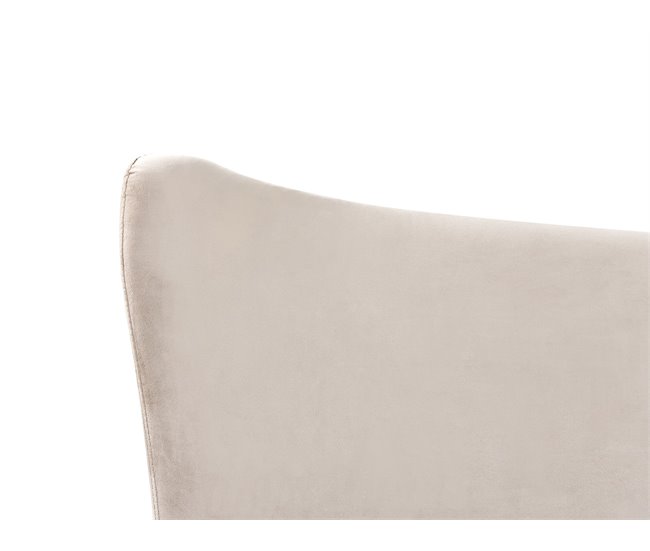 Beliani Cama com estrado Veludo CHALEIX 168x212 Cinza Escuro
