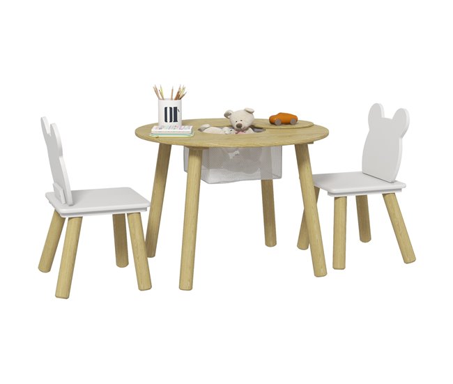 Conjunto de mesa e cadeiras para crianças