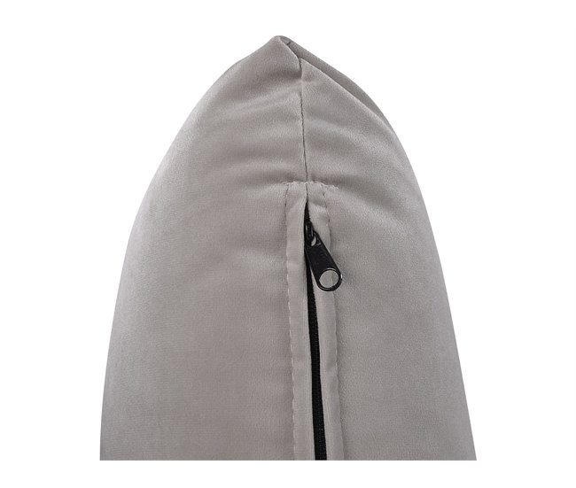 Beliani Cama baú Veludo BATILLY 154x224 Bege