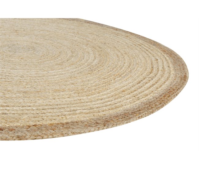 Beliani Entrelaçado MENEMEN 120x120 Bege