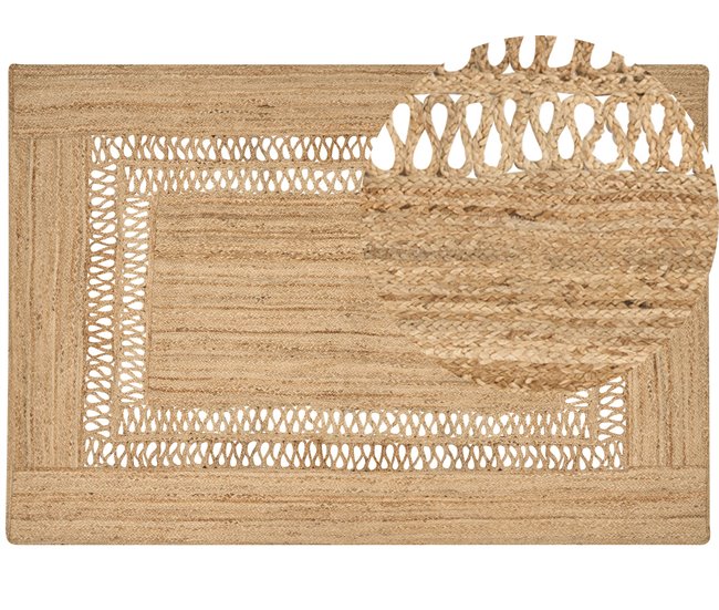 Beliani Entrelaçado YENIKOY 160x230 Bege