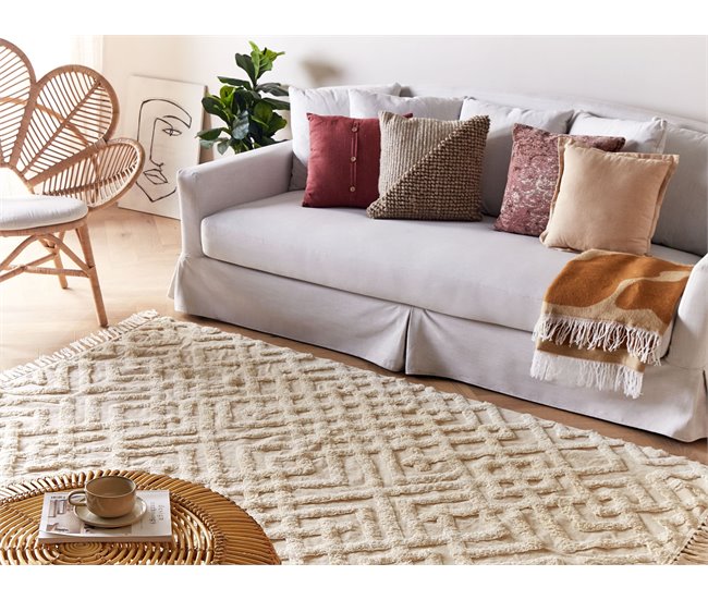 Beliani Pelos curtos ARDAHAN 140x200 Bege