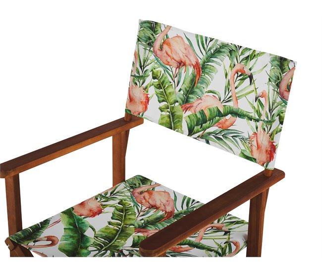 Beliani Cadeira de jardim CINE Rosa