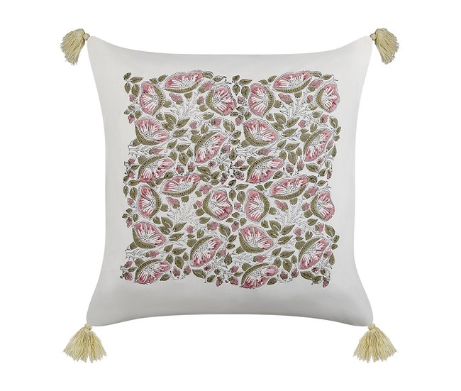 Beliani Almofada decorativa CARISSA Multicor