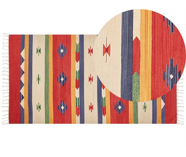 Beliani Kilim ALAPARS 80x150 Multicor
