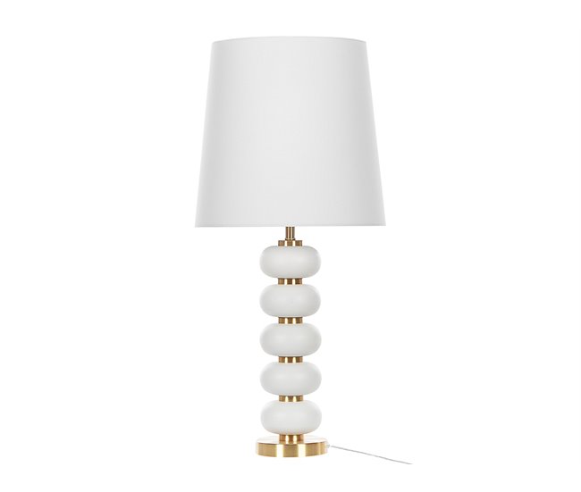 Beliani Candeeiro de mesa FRIO Branco