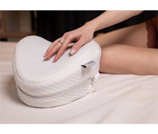 Almofada para Joelhos em Forma de Coração Branco