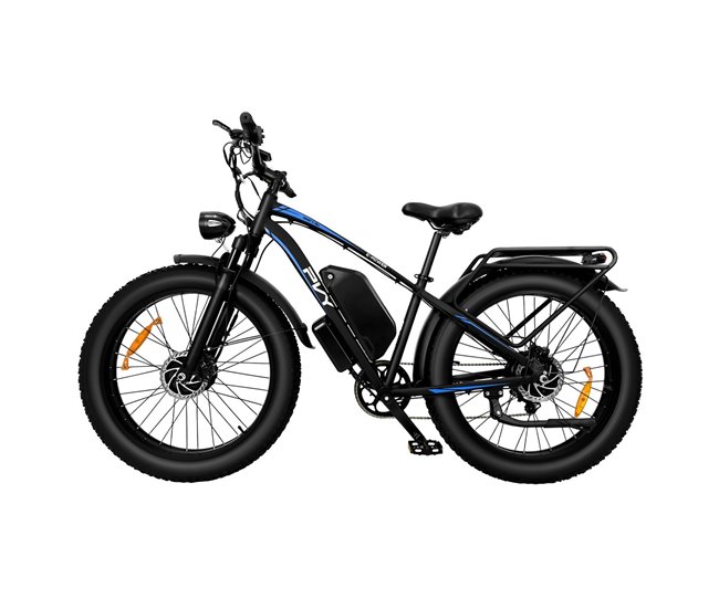 Bicicleta elétrica pvy max26 ft - motor 250w*2 bateria 48v30ah