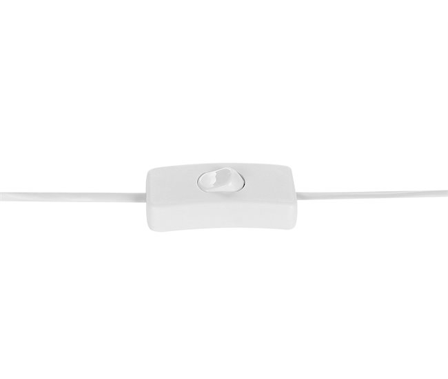 Beliani Candeeiro de mesa ALWERO Branco