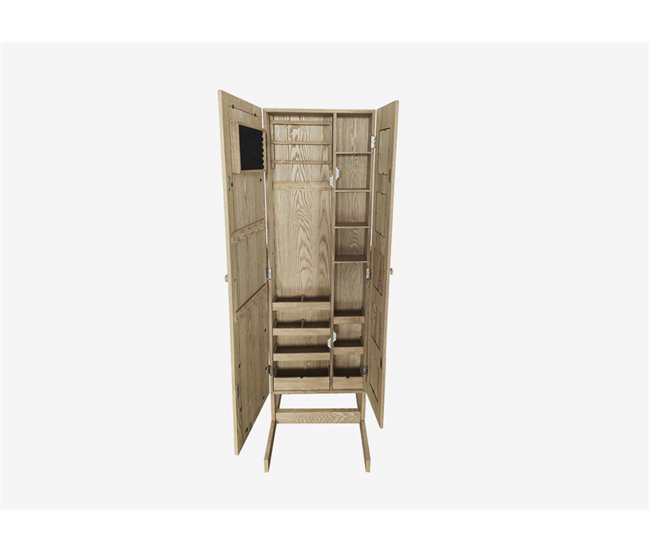 Joalhierro de pe ELOH 53X37'5X146cm Castanho