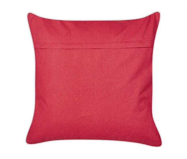 Beliani Almofada decorativa SIDERASIS Vermelho