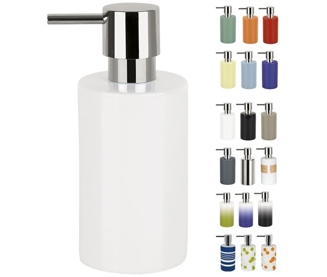 Dispensador de sabão líquido Spirella Branco
