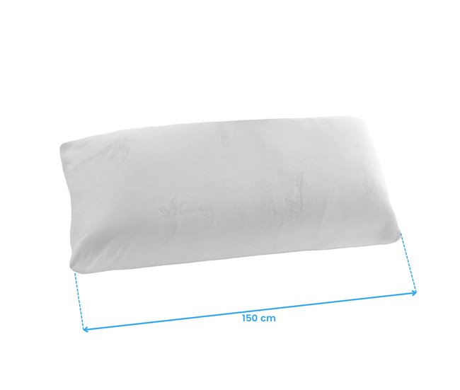 Travesseiro de alta viscoelástica 150x30 Branco