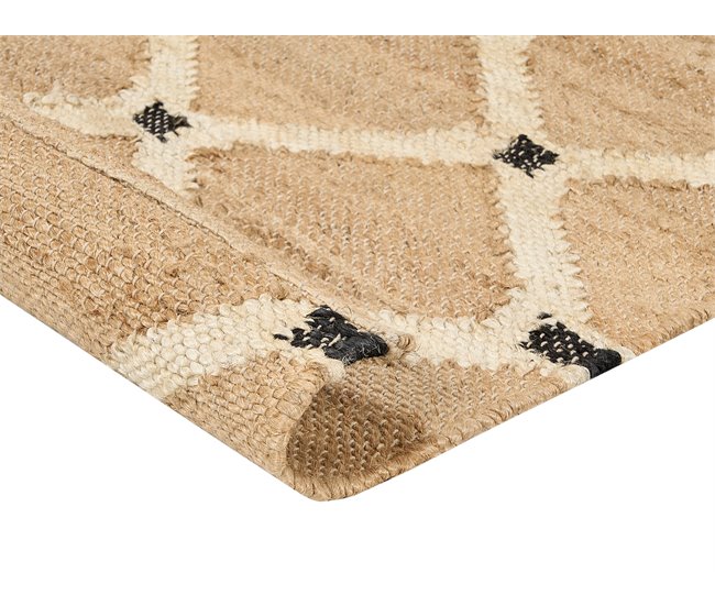 Beliani Entrelaçado KALEKOY 160x230 Bege