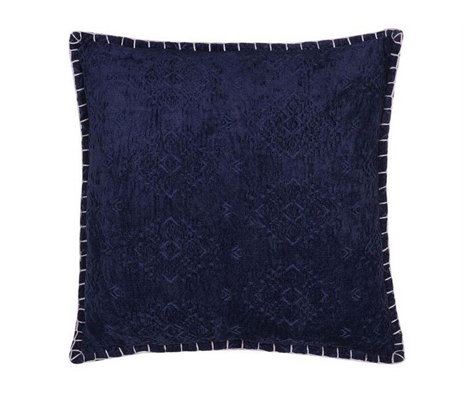 Beliani Almofada decorativa MELUR 45x45 Azul