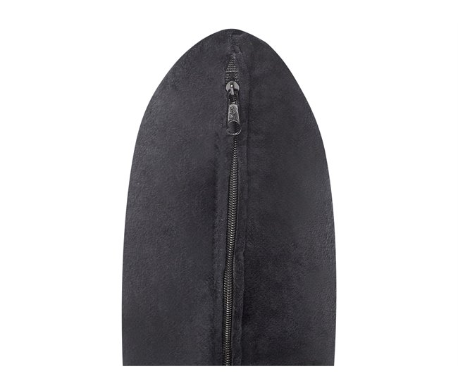 Beliani Chaise longue versão à esquerda Veludo LATTES Preto
