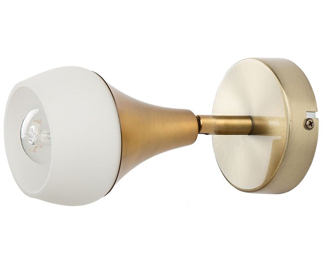 Beliani Candeeiro de parede ANTLER Dourado