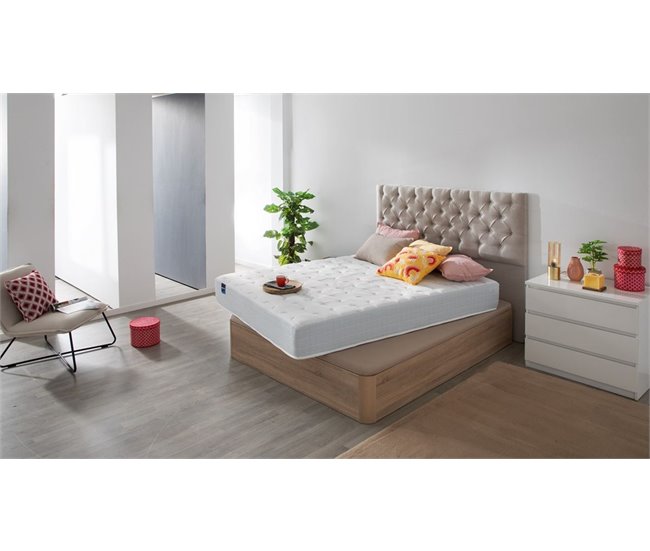 Colchão PEGASUS 8K BULTEX de material celular + sommier grátis Pikolin color natural 