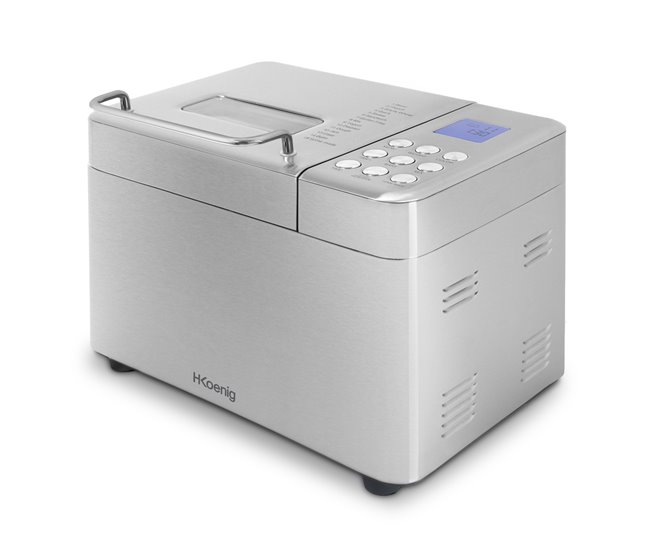 Máquina de fazer pão Bake440 H.koenig Cinza