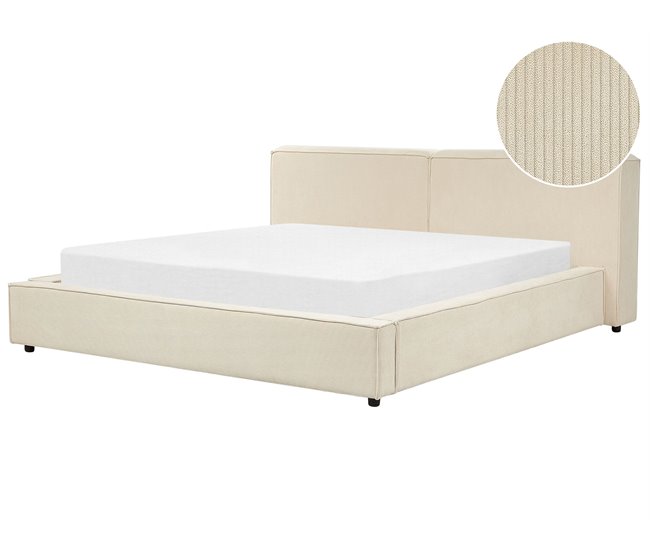 Beliani Cama Bombazine LINARDS 230x242 Bege