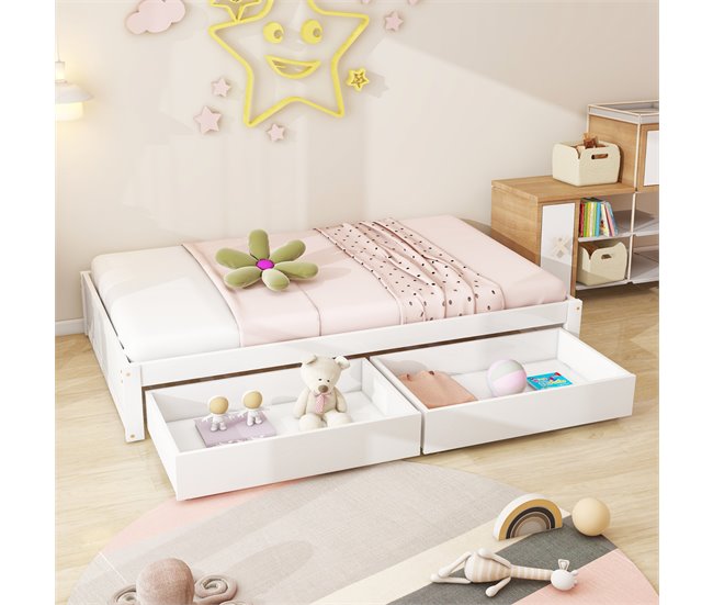 Camas individuais 97x206 Branco
