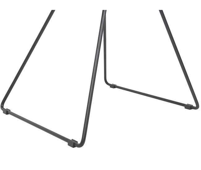 Beliani Silla de comedor HARLAN Preto