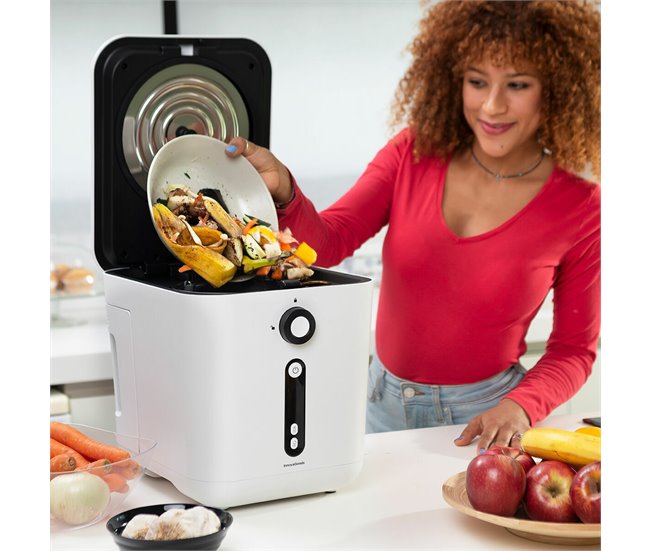 Aparelho de Compostagem Elétrico de Cozinha Branco