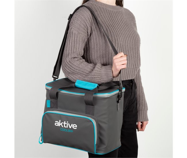 Aktive Bolsa térmica de alto desempenho de 20 litros Cinza Azul