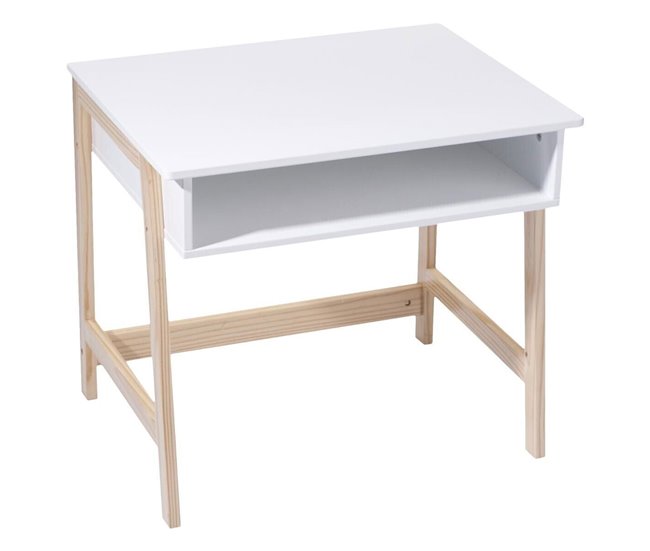 WELL HOME - Mesa infantil simples e prática Branco