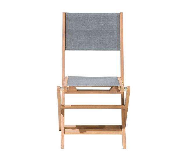 Beliani Conjunto de comedor CESANA Castanho