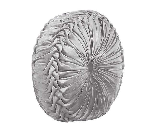 Beliani Almofada decorativa UDALA 40x40 Cinza