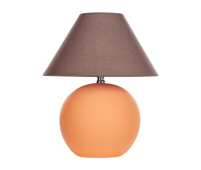 Beliani Candeeiro de mesa LIMIA Laranja