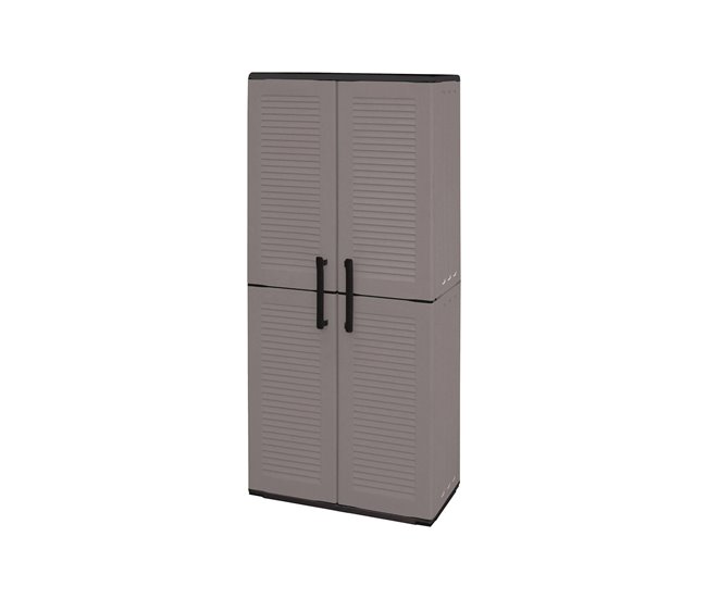 Armário exterior em PVC Cinza