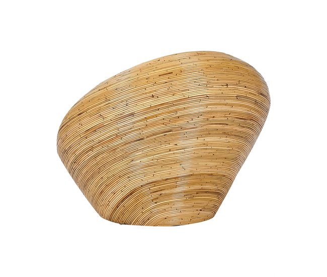 Beliani Poltrona MAIORI Natural