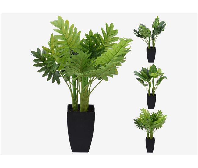 Planta artificial com VASO sortido Verde