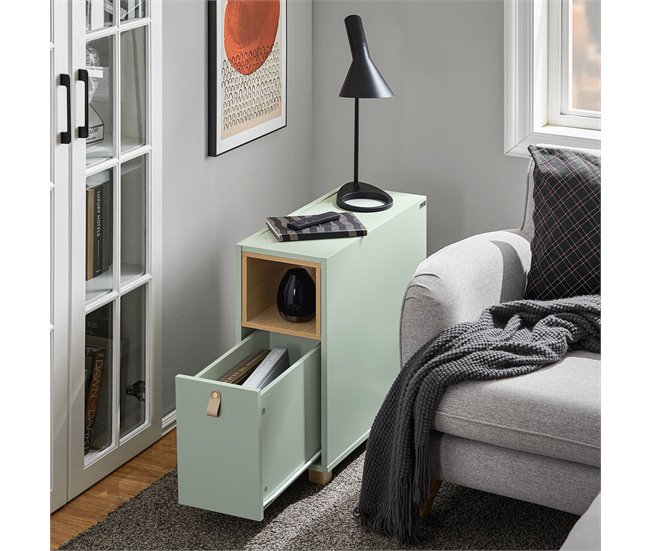 Mesa de apoio para sofá Mesa de apoio FBT161-GR SoBuy PT Verde