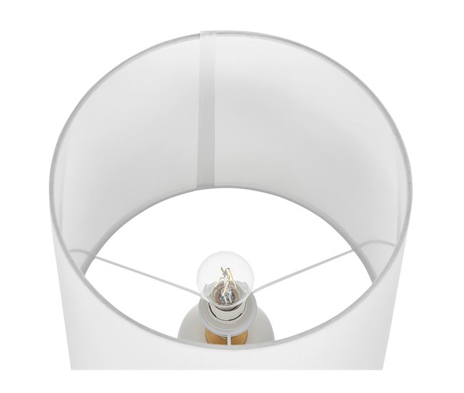 Beliani Candeeiro de mesa FRIO Branco