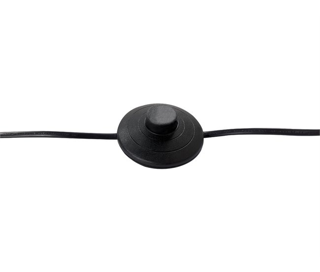 Beliani Candeeiro de pé CAUDELO Preto