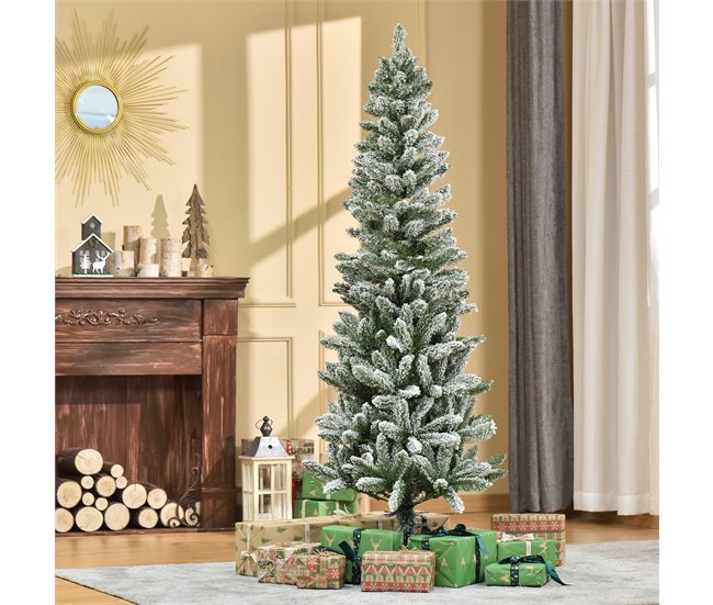 Árvore de Natal PVC e Aço HOMCOM, casa - natal Multicor