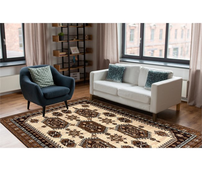 BCF Rug Morad ZEGARY relógios classic 120x170 Castanho