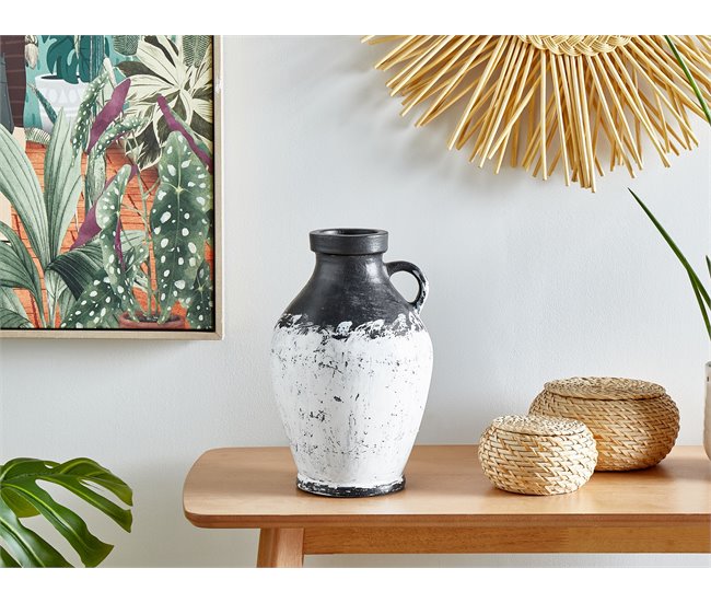 Beliani Jarro decorativo MASSALIA Preto