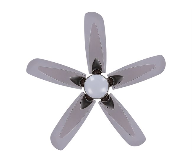 Beliani Lâmpada de teto com ventilador COYOTE Cinza