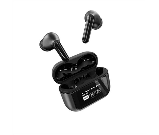 Auriculares in Ear Bluetooth Display ANC Graphite TW Multicor