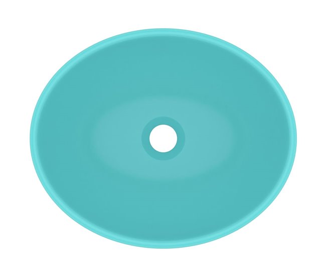 Lavatório - Lavabo - Pia de banheiro luxuoso oval Verde