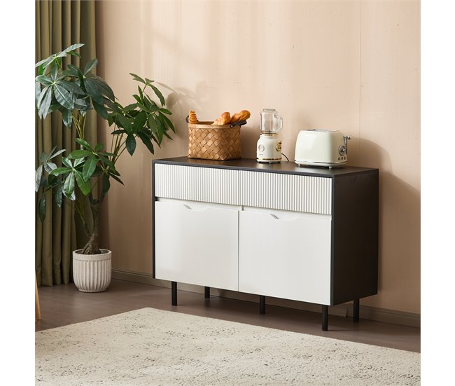 Aparadores Branco/ Preto