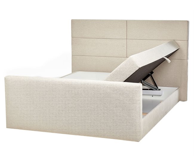 Beliani Cama continental Poliéster ARISTOCRAT 178x220 Bege